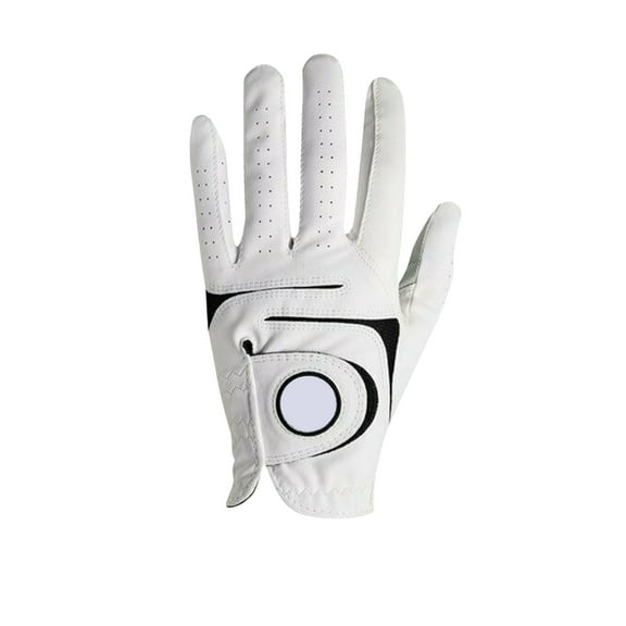 Golf Gloves Left Handed Slip Proof Leather Breathable All Season Durable Support Comfortable Fit