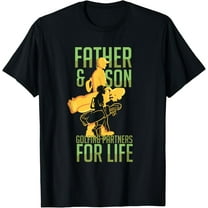Golf Golfing Father Son Matching Dad T-Shirt