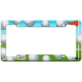 thumbnail image 1 of Golf Golfing Green Pattern License Plate Frame, 1 of 1