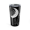thumbnail image 1 of Golf Grandpa 20 oz Stainless Steel Tumbler Double-Wall Insulated with Lid, Black, 1 of 12