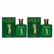 Golf Green Cologne for Men, Woody Masculine Scent, Colonias de Hombre Ofertas, Long Lasting Luxury Perfume, Pheromone Attractant  100ml*2