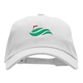 thumbnail image 1 of Golf Greens Embroidered Washed Cap - White OSFM, 1 of 5