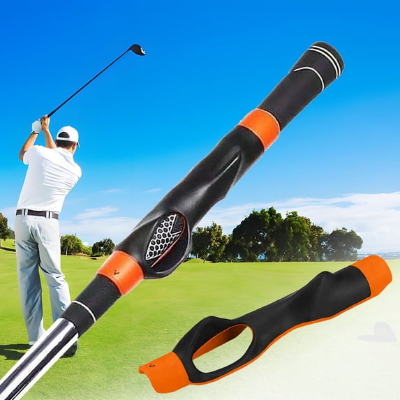 Golf Grip Trainer, Golf Club Grip Trainer Tool, Golf Swing Trainer Correct Left Right Hand Position, Indoor and Outdoor Training Supplies, 5.94*1.26 inches