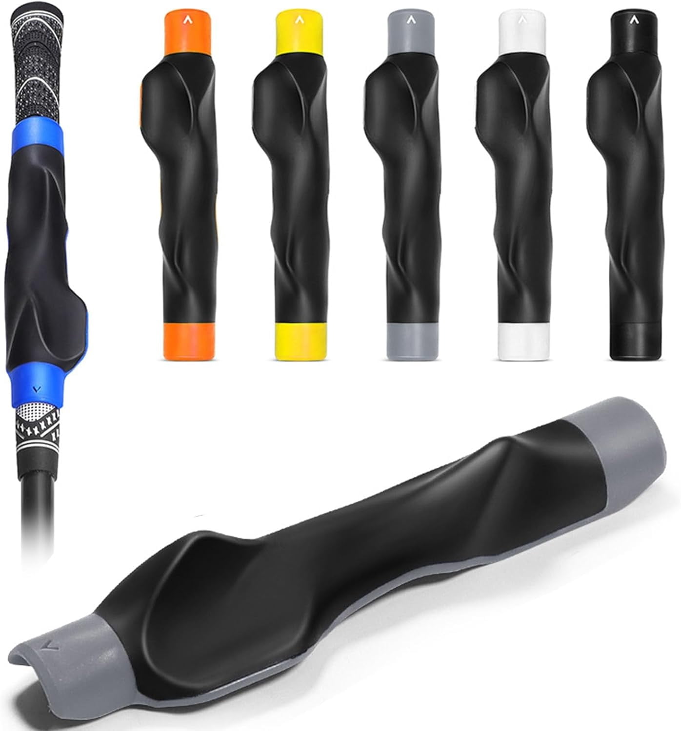 Golf Grip Trainer, Grip Trainer for Golf Clubs - Right Hand Golf Training Aid with Ergonomic Design, Corrects Golf Grip Posture and Improves Swing Accuracy
