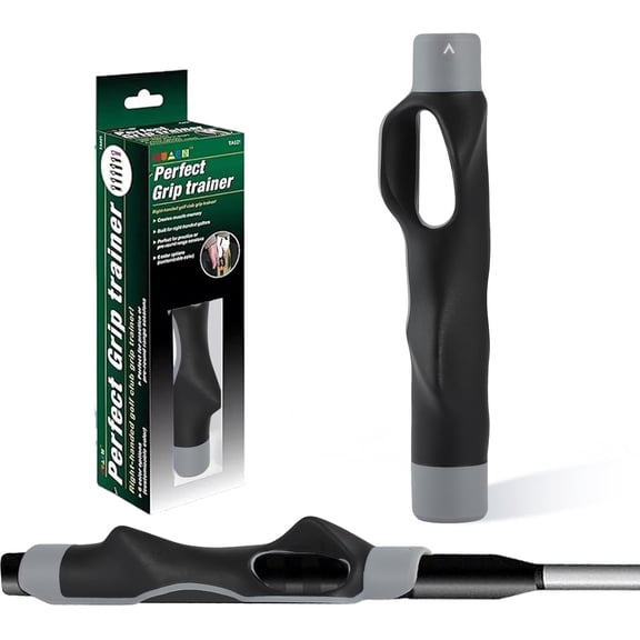 Golf Grip Trainer & Swing Training Aid – Correct Hand Positioning, Improve Swing Consistency & Muscle Memory – Practice Tool for Beginners & Intermediate Golfers