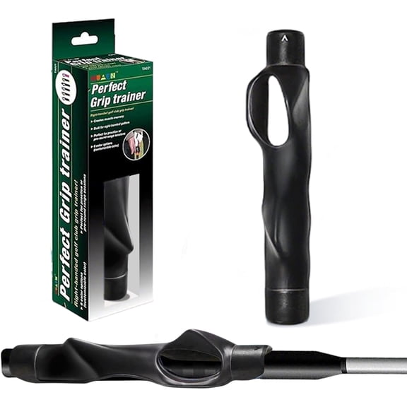 Golf Grip Trainer & Swing Training Aid – Correct Hand Positioning, Improve Swing Consistency & Muscle Memory – Practice Tool for Beginners & Intermediate Golfers