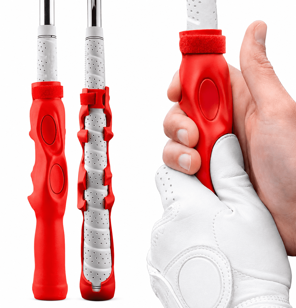 Golf Grip Trainer for Golf Clubs, Golf Training Aid for Correct Hand Positioning, Golf Grip Aid & Golf Swing Training Tool for Practice