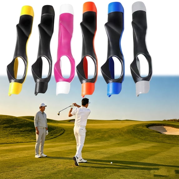 Golf Grip Trainer,snap-on golf grip trainer,Golf Grip Training Aid,Golf Swing Trainer Correcting Left and Right Hand Positions,Helps Train Correct Hand Position