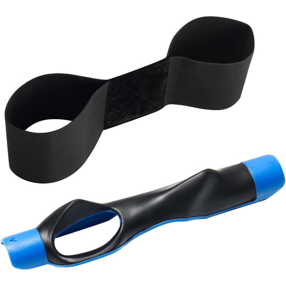 Golf Grip Trainer with Swing Band, Lightweight Aid for Grip Strength & Swing Technique, Build Memory for Beginners to Golfers (Indoor/Outdoor)