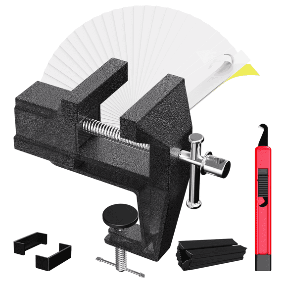 Golf Grip Kit for Regripping Golf Clubs, Portable Table Vise Rubber Clamp for Golf Grip Removal Tool , Golf Club Regripping Kit