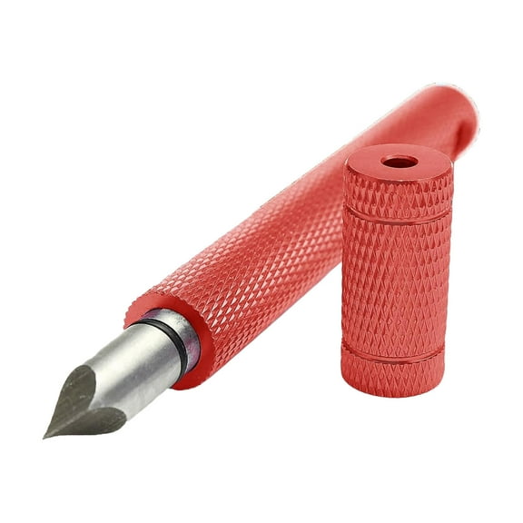 Golf Groove Sharpener, Club Sharpener, Groove Sharpening Tool - Generate Optimal Backspin - Suitable For U & V-Grooves(Red)