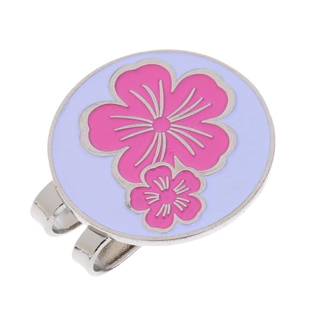Golf Hat Clip With Golf Ball Marker / / blue , Pink