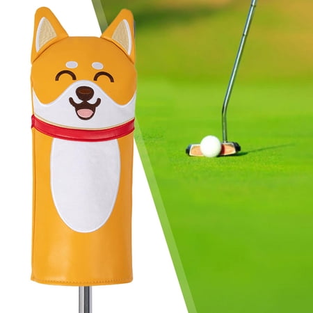 Golf Head Cover for Golf Clubs Equipment Dog Golf Headcover Creative Lightweight Funny Fashion Outdoor Protection for Men Women Beginners 1 17cmx36cm