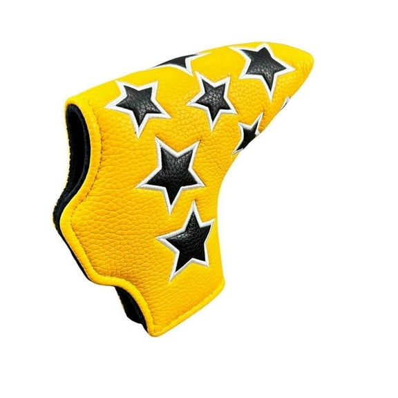 Golf Head Covers PU Club Accessories Golf Putter Cover Golf Club Head Covers Accessory Yellow
