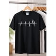 thumbnail image 1 of Golf Heartbeat T-Shirt – Gildan 5000 Unisex Golfer Graphic Tee, 1 of 4