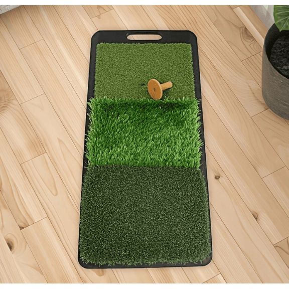 Golf Hitting Mat Grass Mat Chipping Mat Professional Portable Rubber Backing for Home Use Driving Range Mat Matting Swing Mat