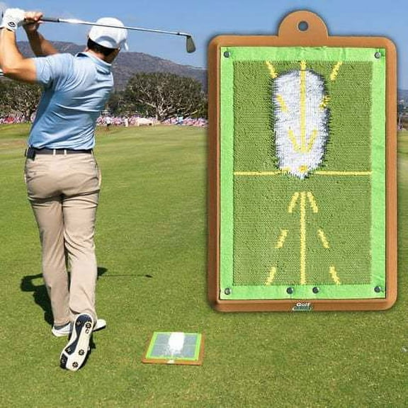 Golf Hitting Mat-Only , Golf Training Mat for Swing Detection Batting-Instant Path Feedback, Analysis Swing Path and Correct Hitting Posture Golf Practice Mat, Golf Training Aid for Indoor/Outdoor