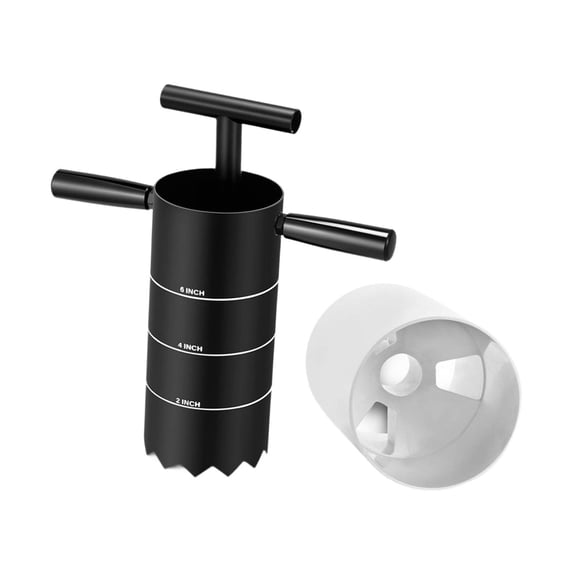Golf Hole Digger Hole Cutter Golf Hole Cup Durable Carbon Steel for Outdoor Backyard Putting Practice