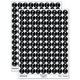 thumbnail image 1 of Golf Hole Flag 200+ Round Stickers - Black - Gloss Finish - 0.50" Size, 1 of 3