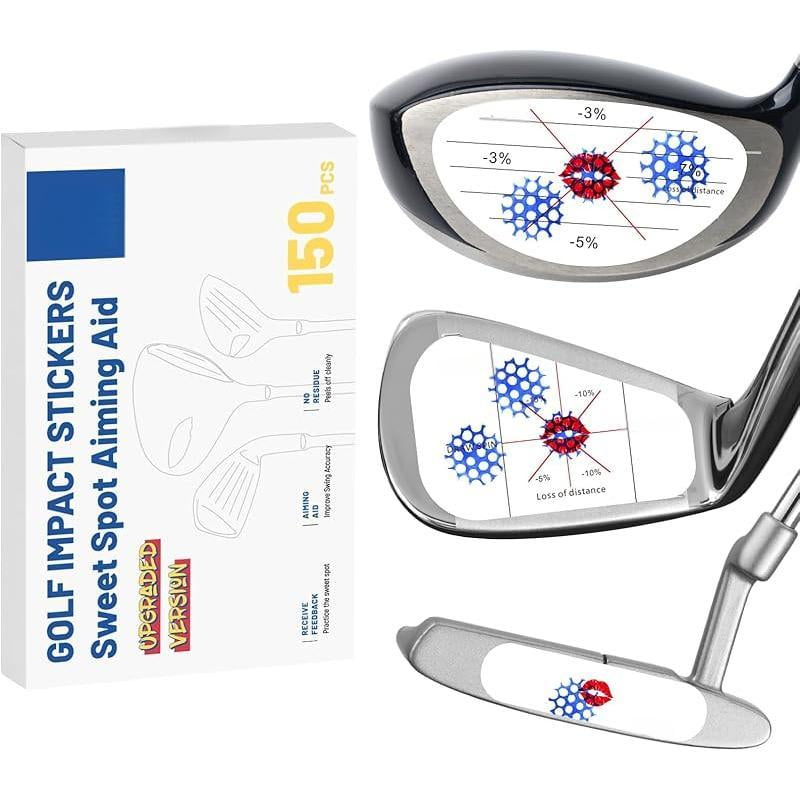 Golf Impact Tape – Red Target Stickers for Sweet Spot Feedback & Self ...