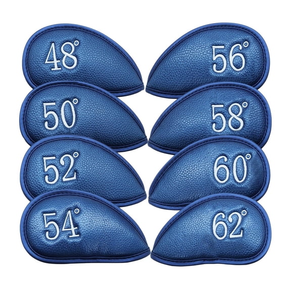 Golf Iron Case 8 Pcs 1 Set Resistant Protective - Blue