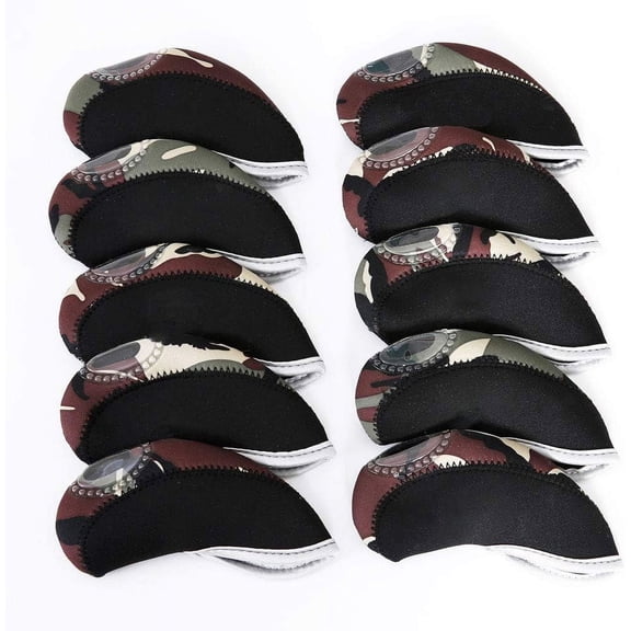 Golf Iron Covers Set for Club Elasticity Protable Selections 10pcs/lot