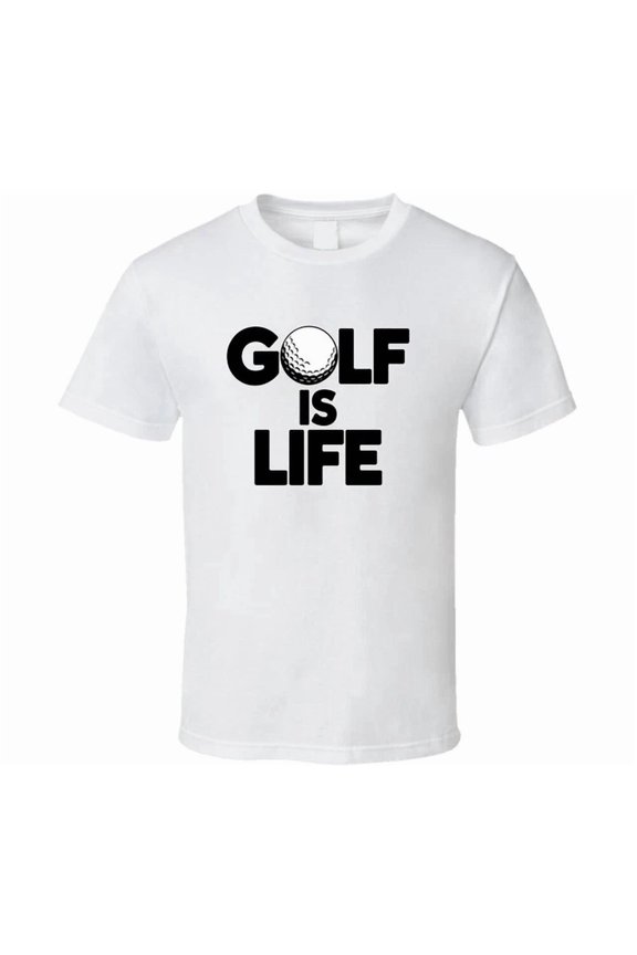 Golf Is Life Player Graphic Everyday Sports Lifestyle T-shirt