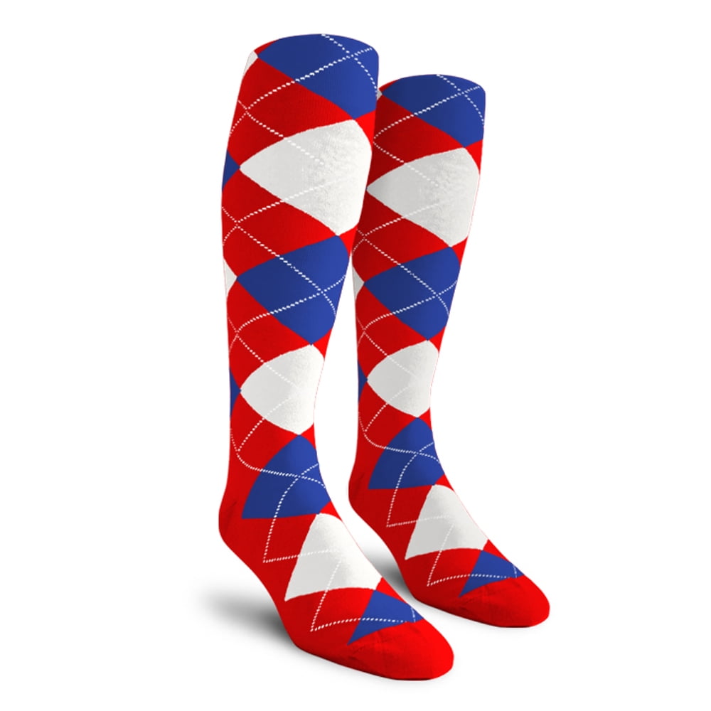 Knicker Socks Golf Knickers Colorful Knee High Argyle Cotton Socks For Men Women and ...