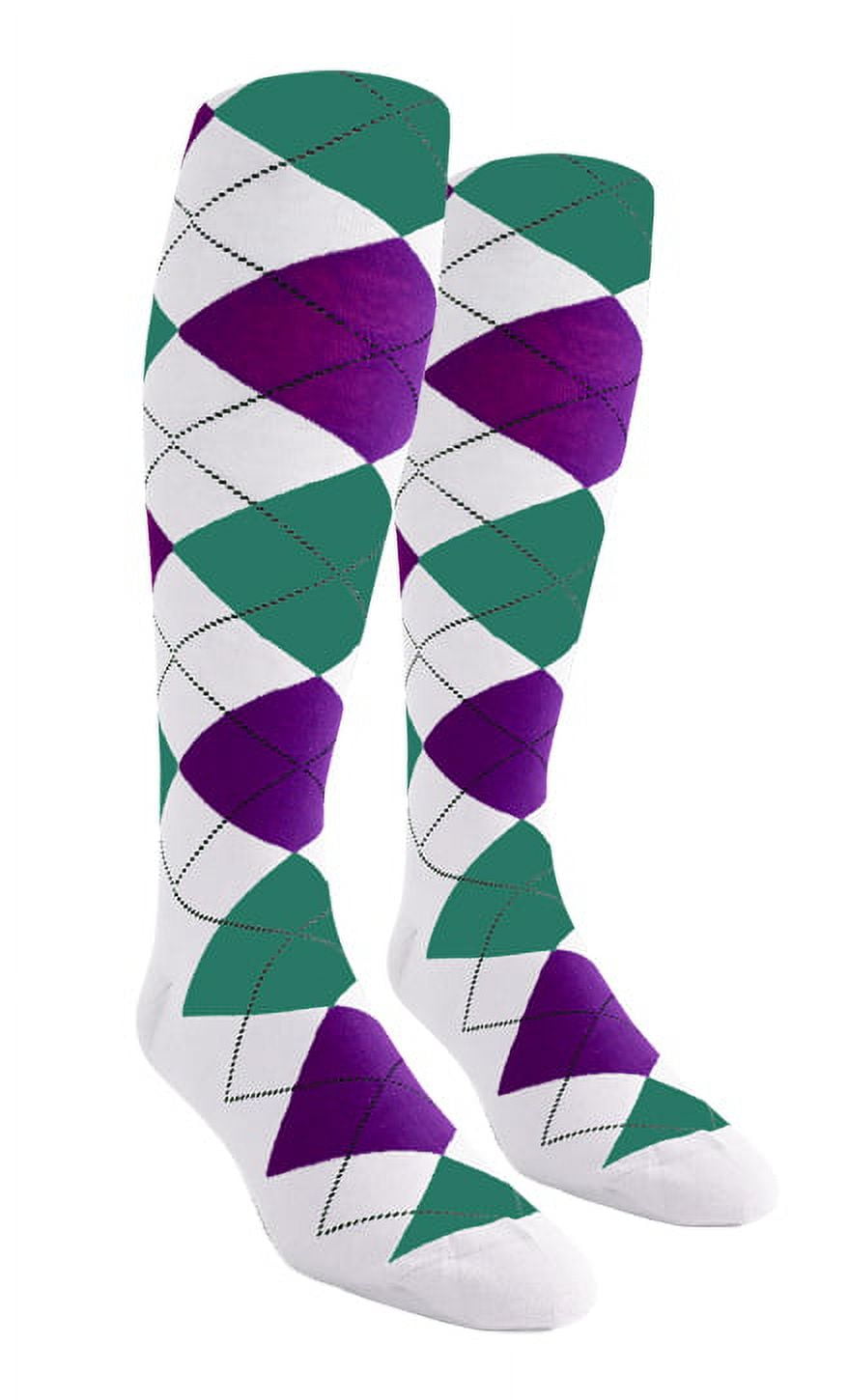 Knicker Socks Golf Knickers Colorful Knee High Argyle Cotton Socks For Men Women and ...