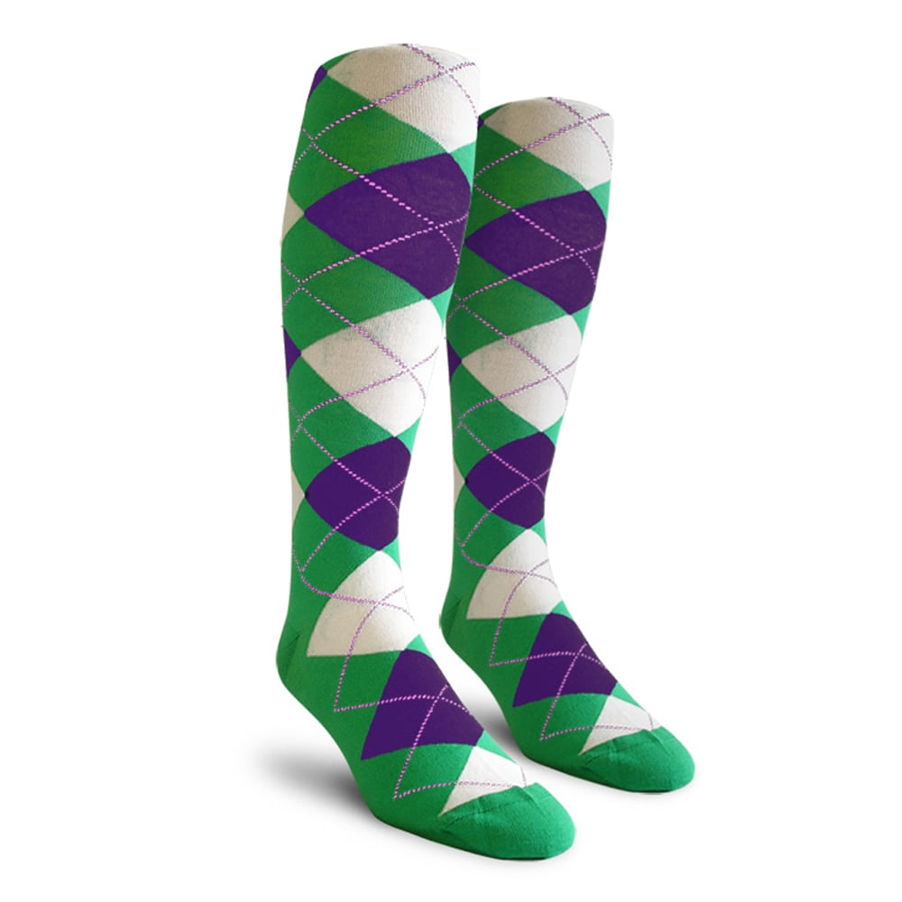 Knicker Socks Golf Knickers Colorful Knee High Argyle Cotton Socks For Men Women and ...