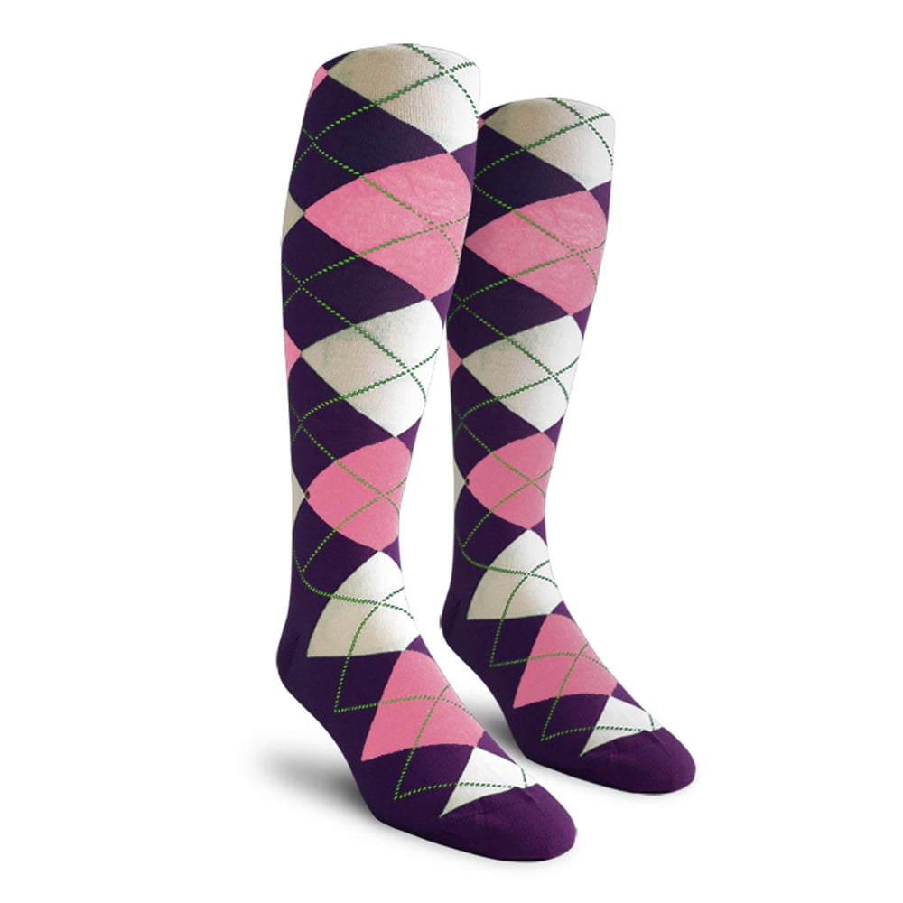 Knicker Socks Golf Knickers Colorful Knee High Argyle Cotton Socks For Men Women and ...