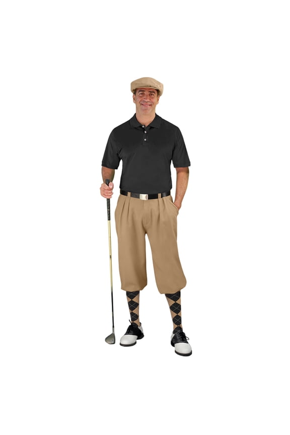 Start-in-Style Traditional (Plus Fours) Outfit for Men - Khaki - 50"