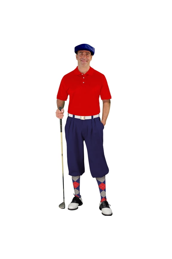 Start-in-Style Traditional (Plus Fours) Outfit for Men - Navy - 30"