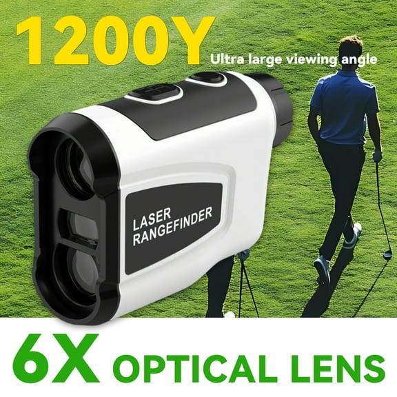 Golf Laser Rangefinder 6X 1200Yard Slope Switch Vibration Lock Hunting Rechargeable Type-C