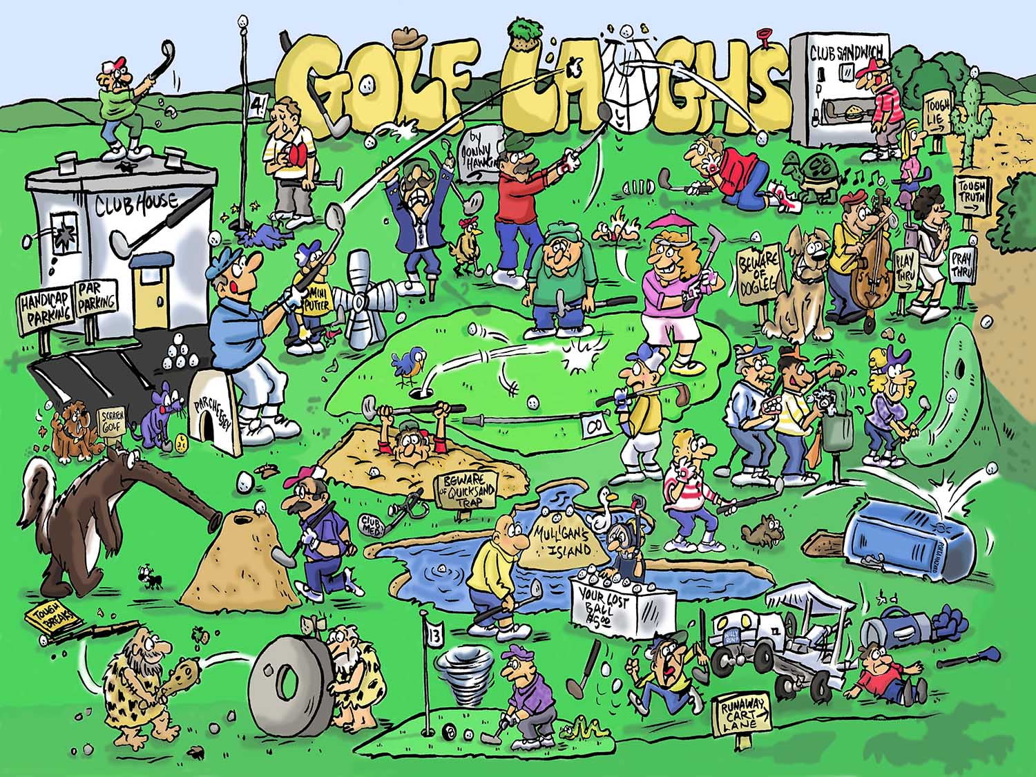 Golf Puzzles for Kids and Adults