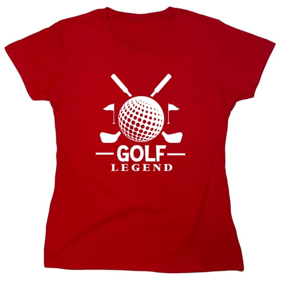 Golf Legend Sarcastic Humor Novelty Funny Women's Casual Tees