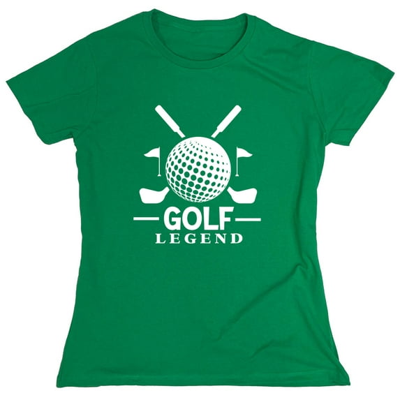 Golf Legend Sarcastic Humor Novelty Funny Women's Casual Tees