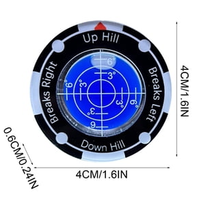 Golf Leveling Instrument Putting Green Ball Position Marker Magnetic Clip for Putting Green Slope Reader 2ml