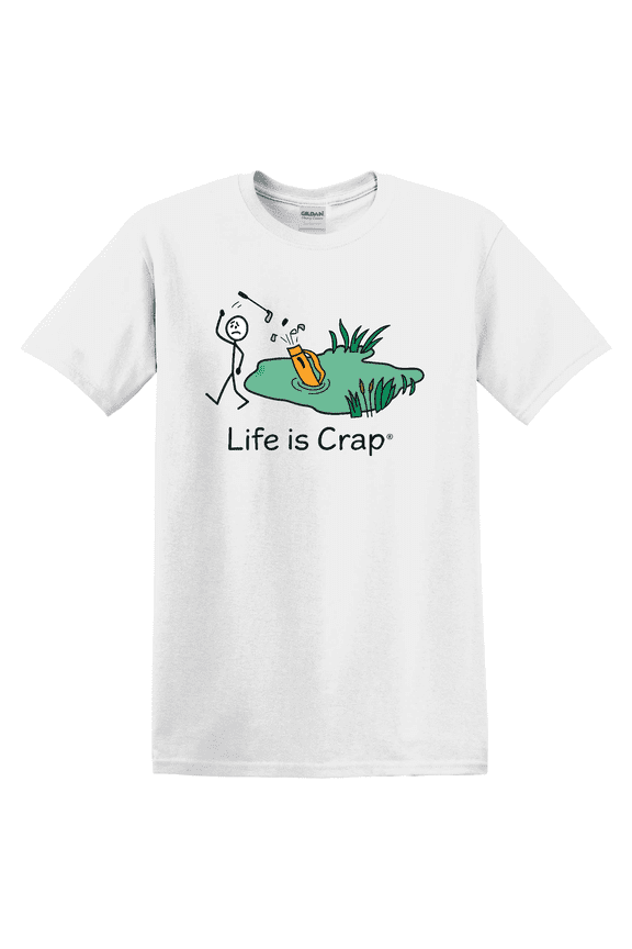 Golf Life Is Crap Golfer Graphic T-Shirt