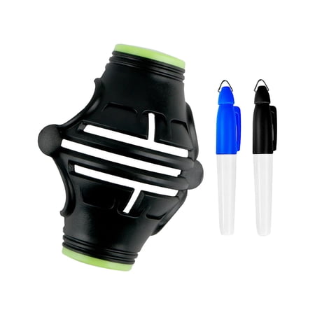 Golf Liner Drawing Tool Durable Template Alignment Marking Liner Tools frosted black green