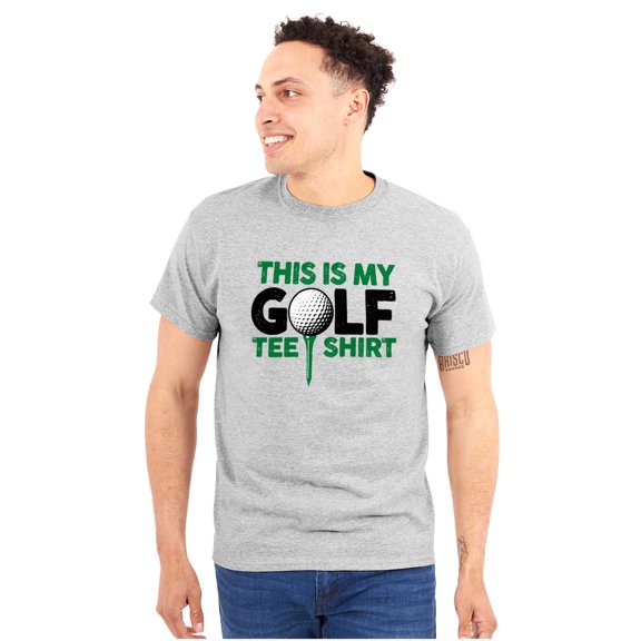 Golf Lover Funny Golfing Dad Joke Men's Graphic T Shirt Tees Brisco Brands L