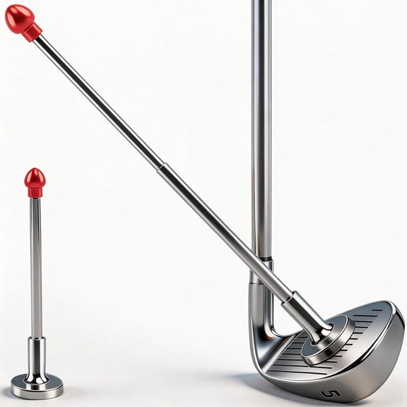 Golf Magnetic Alignment Rods, Golf Alignment Sticks, Golf Training Aid, Telescopic Golf Corrector to Visualize and Align Golf Shots, Ideal Golf Accessories and Swing Aids for Golfers