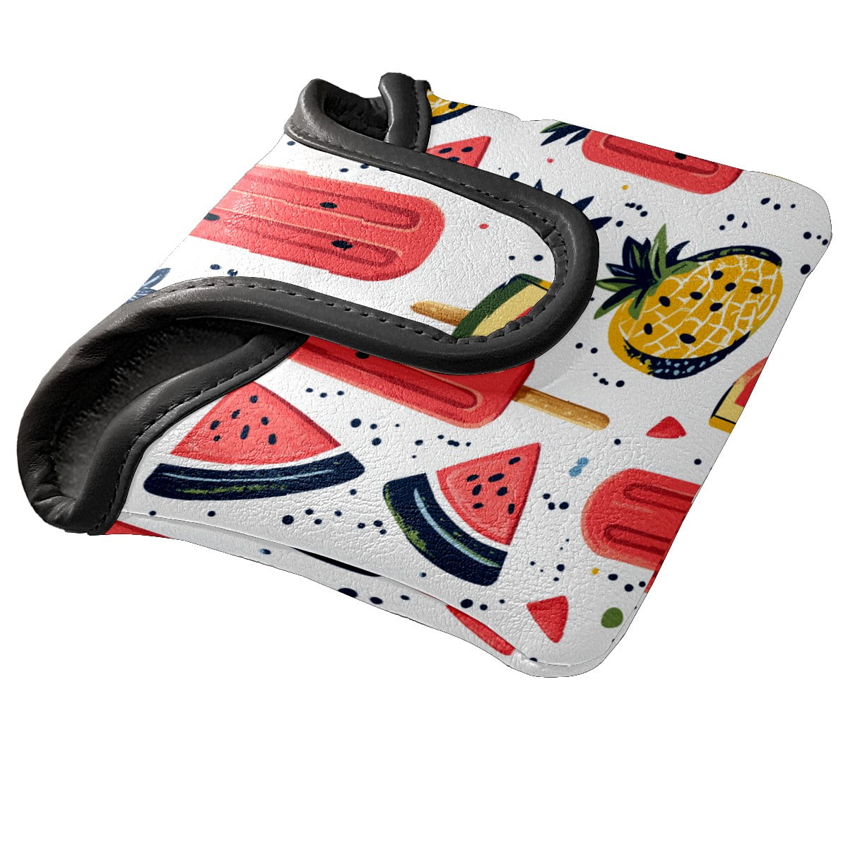 Golf Mallet Putter Cover Premium Leather Waterproof Golf Putter Head Cover with Magnetic Closure Summer Coolness