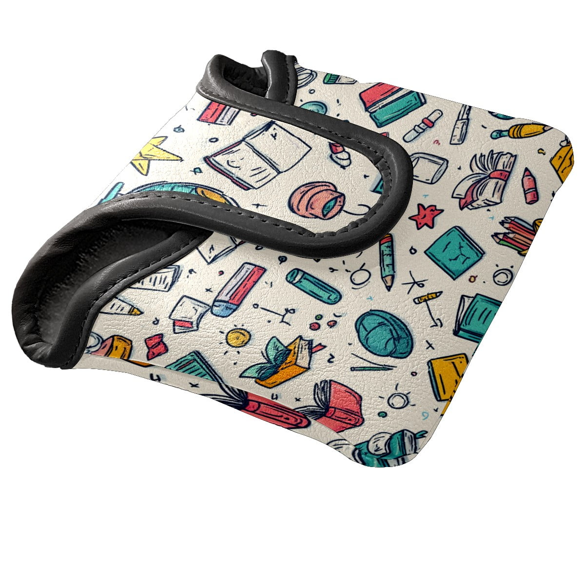 Golf Mallet Putter Cover Premium Leather Waterproof Golf Putter Head Cover with Magnetic Closure