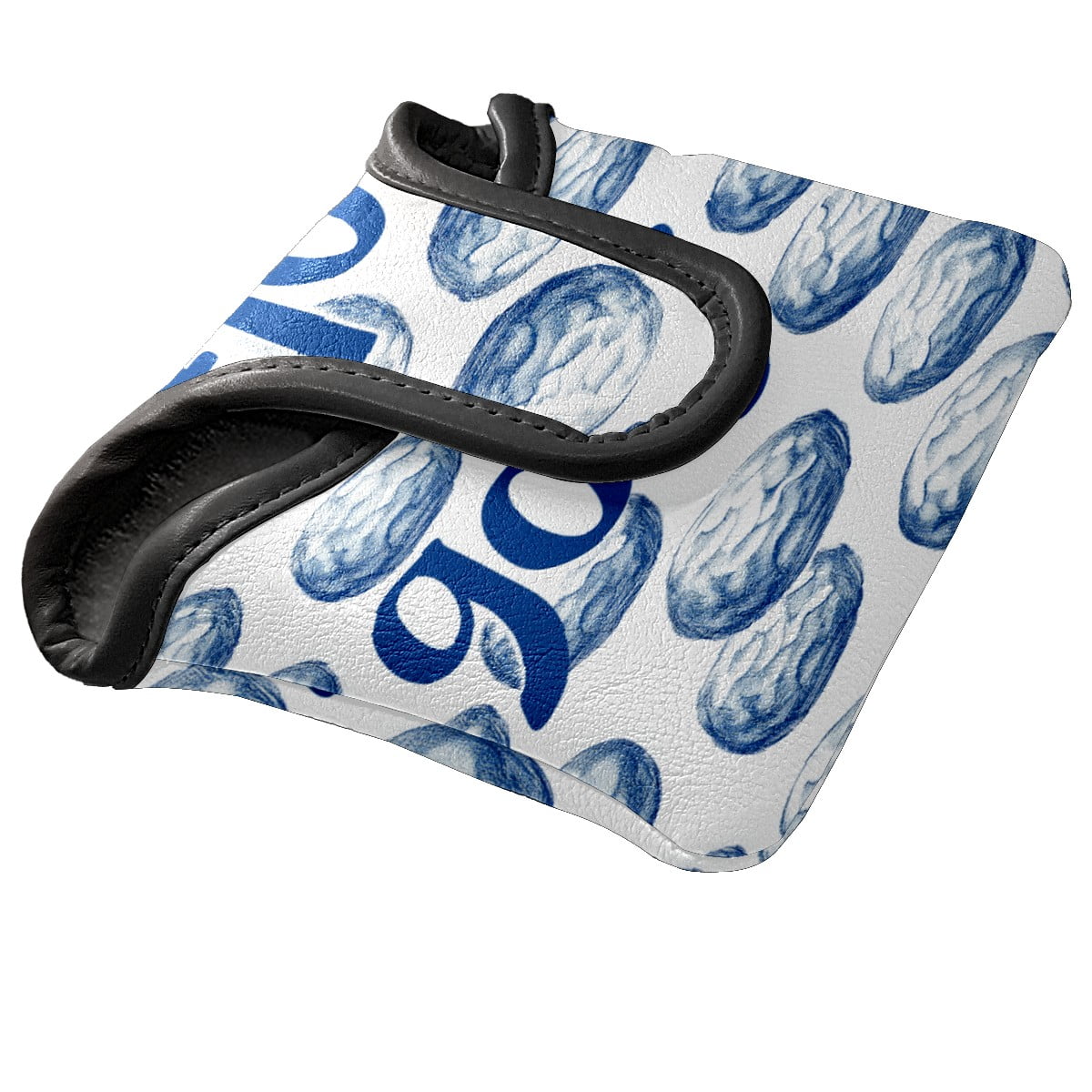 Golf Mallet Putter Cover Premium Leather Waterproof Golf Putter Head Cover with Magnetic Closure
