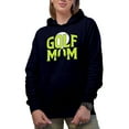 thumbnail image 1 of Golf Mom, Mother or Mommy Golf Player, Golfing or Golfer Themed Merch Gift, Navy Blue Hooded Sweatshirt or Hoodie, 3XL, 1 of 5