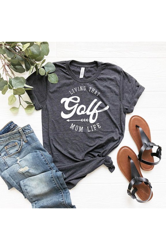 Golf Mom Sports Lover Graphic T-shirt