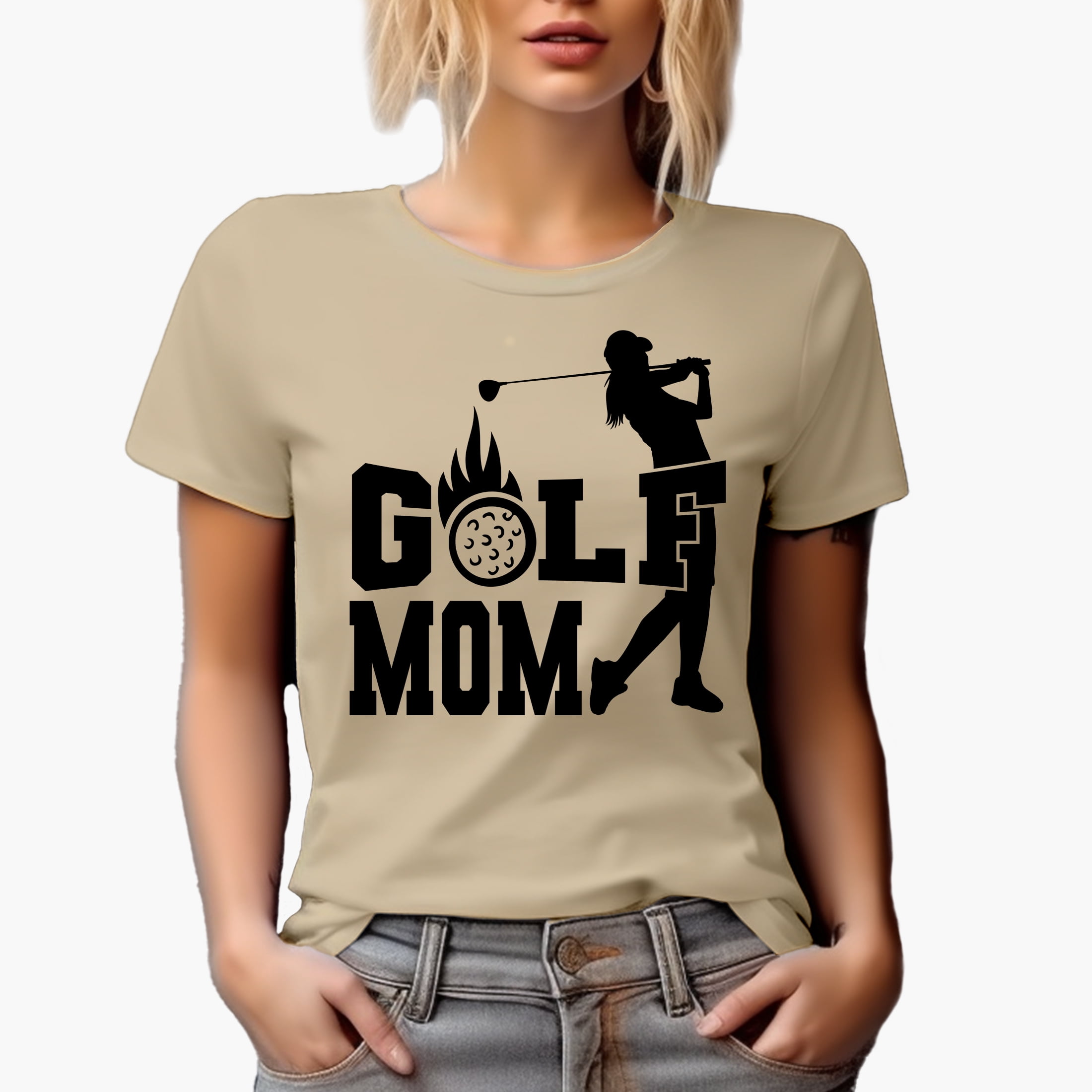 Golf Mom Shirt Golfing Mother Gift Tee For Women Golf Mom Shirt Golfing Mother Gift Tee For Women