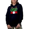 thumbnail image 1 of Golf Mom with a Ball & Clubs, Golf Player, Golfing or Golfer Themed Merch Gift, Navy Blue Hooded Sweatshirt or Hoodie, 2XL, 1 of 5