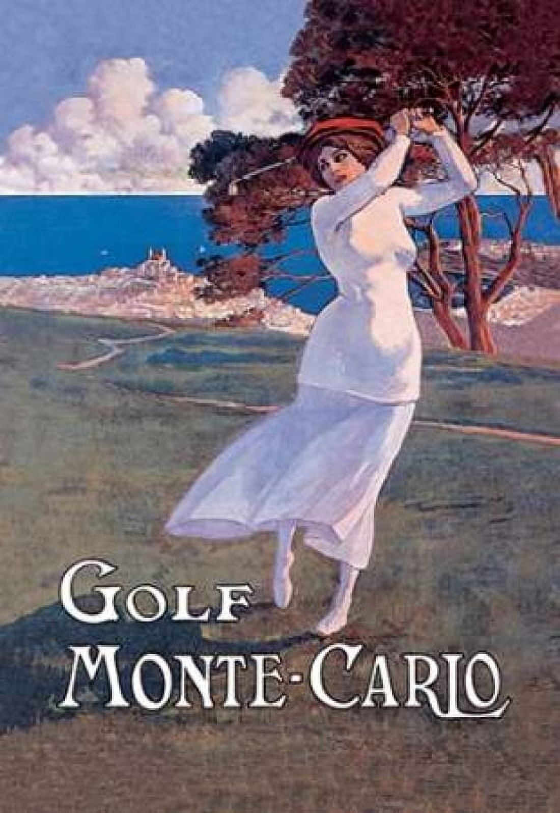 Golf Monte Carlo 1900 Canvas Art - Elio Ximines (12 x 18)